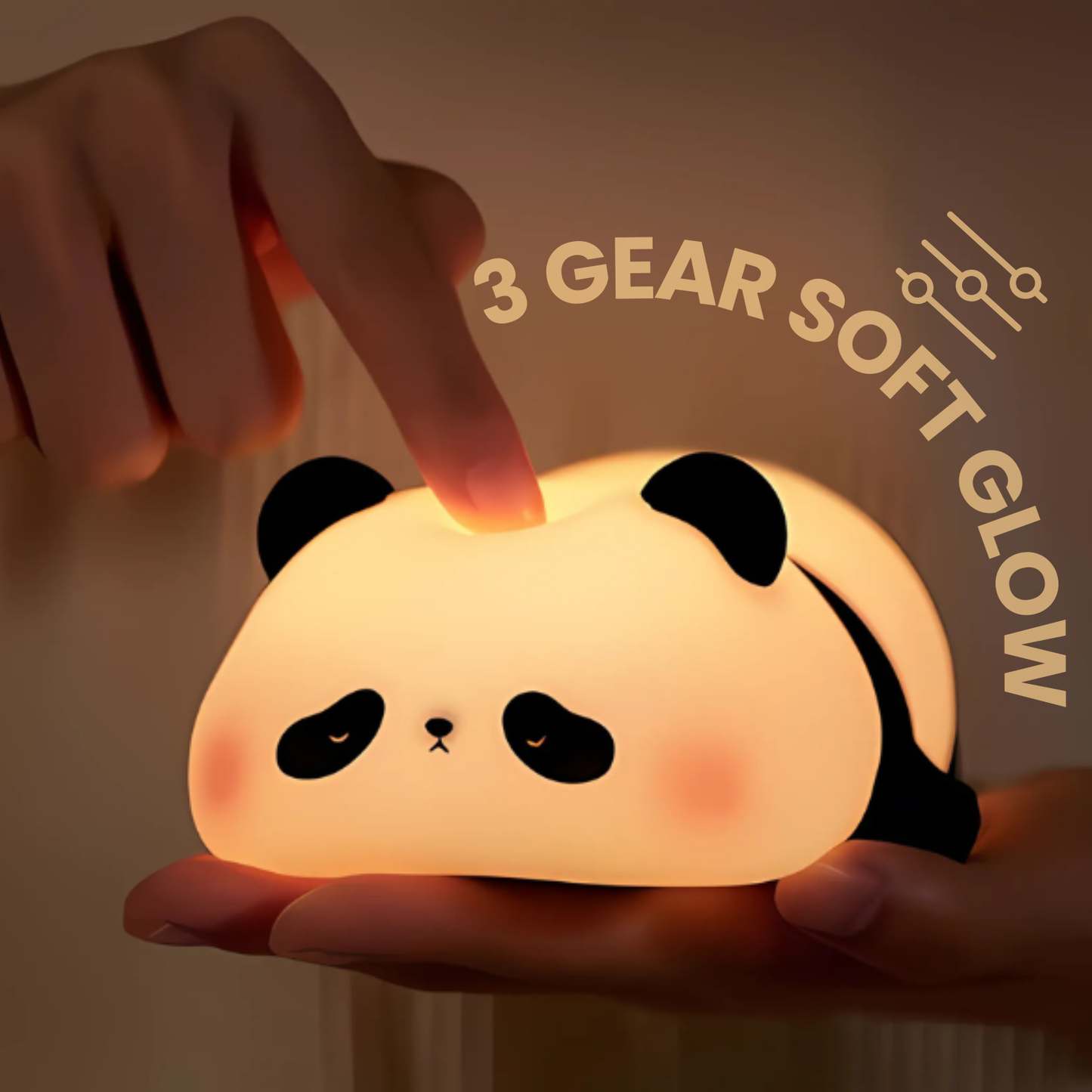 "Dango" the Laying Panda lamp